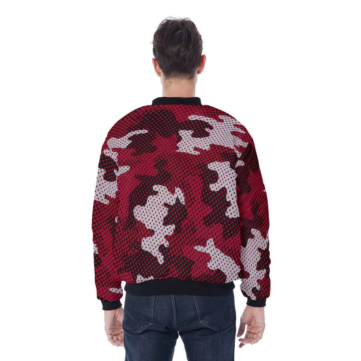 Alabama - Crimson Tide camo Men's Bomber Jacket With Sleeve Pocket