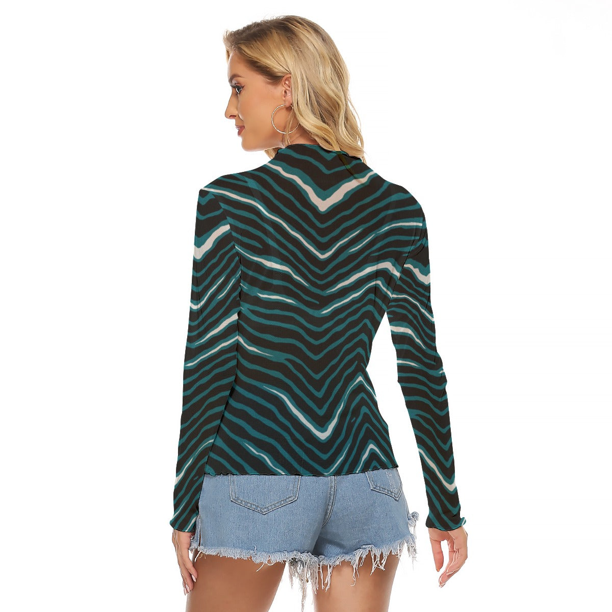 Philadelphia Football Game Day All-Over Print Women's Mesh T-shirt