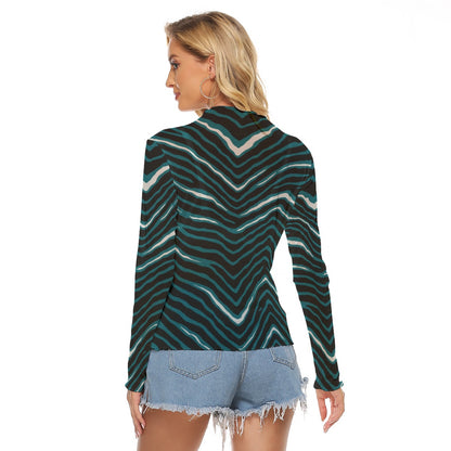 Philadelphia Football Game Day All-Over Print Women's Mesh T-shirt