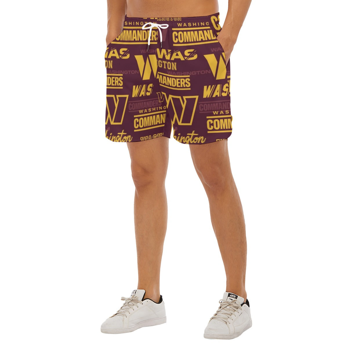 Washington Commanders Men's Side Split Running Sport Shorts