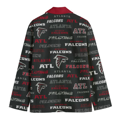 Atlanta Falcons suit Flat Lapel Collar Blazer