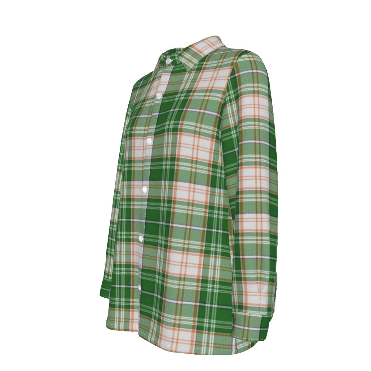 Miami Tartan Plaid Hurricanes Women's Elastic-Back Shirt