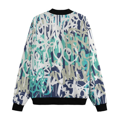 Wildstyle Graffiti Street Art Culture Fleece Bomber Jacket