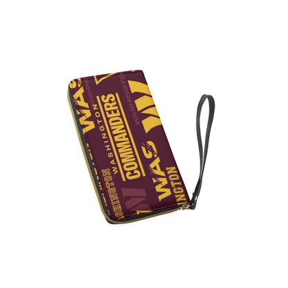 Washington Commanders Long Wallet With Black Hand Strap