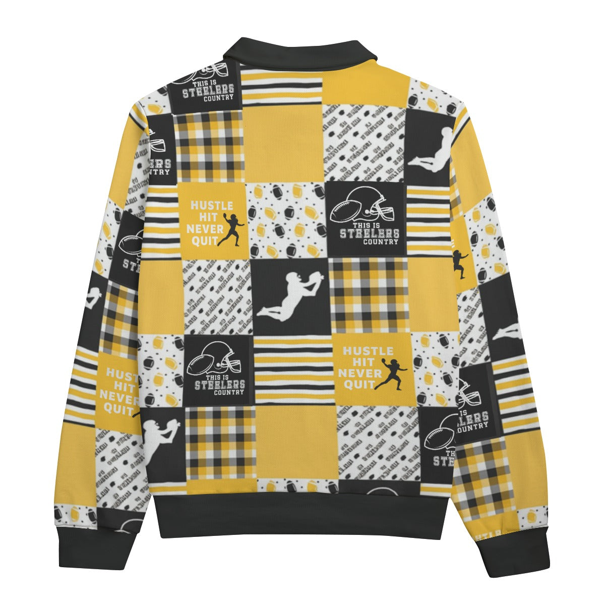 All-Over Print Unisex Lapel Sweatshirt | 310GSM Cotton