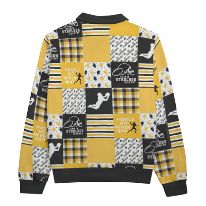 All-Over Print Unisex Lapel Sweatshirt | 310GSM Cotton