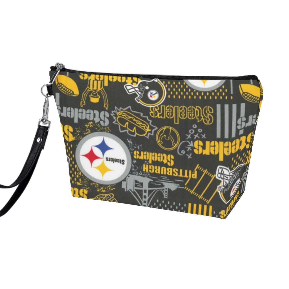 Cosmetic Bag With Black Handle