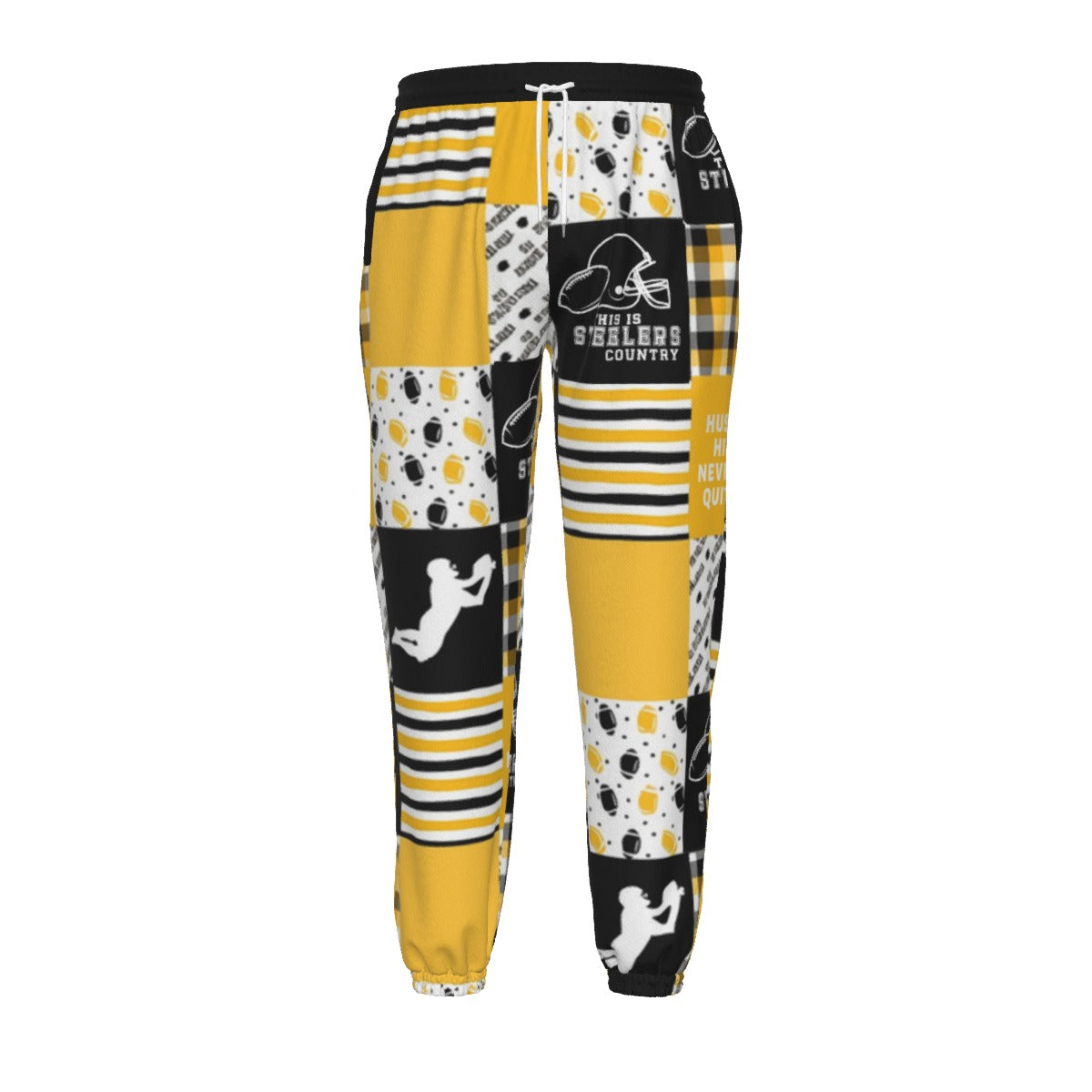 All-Over Print Unisex Textured Casual Pants