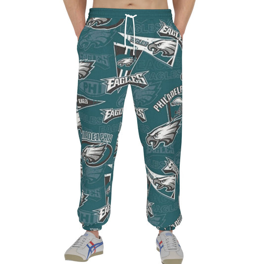 Philadelphia Football Game Day All-Over Print Men'S Thick Sweatpants
