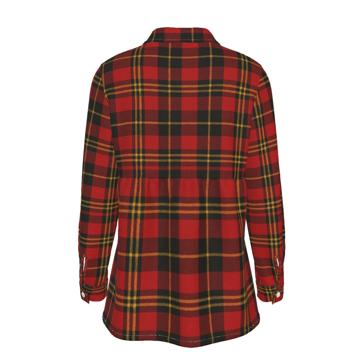 Maryland Tartan Plaid Terrapins Women's Elastic-Back Shirt
