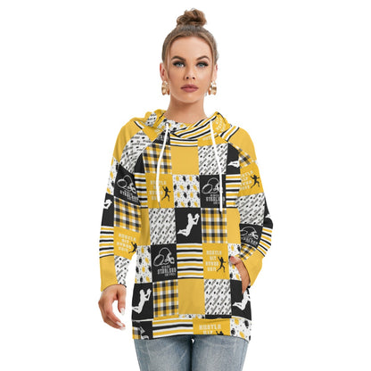 All-Over Print Women's Hoodie With Double Hood