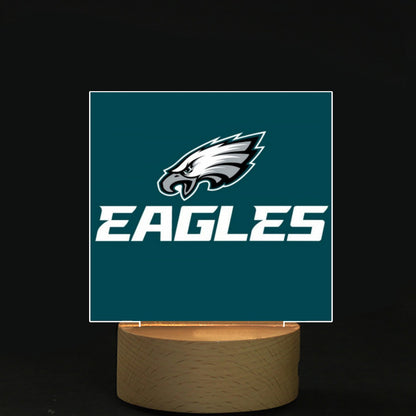Philadelphia Football Game Day Square Shape Acrylic board with Light