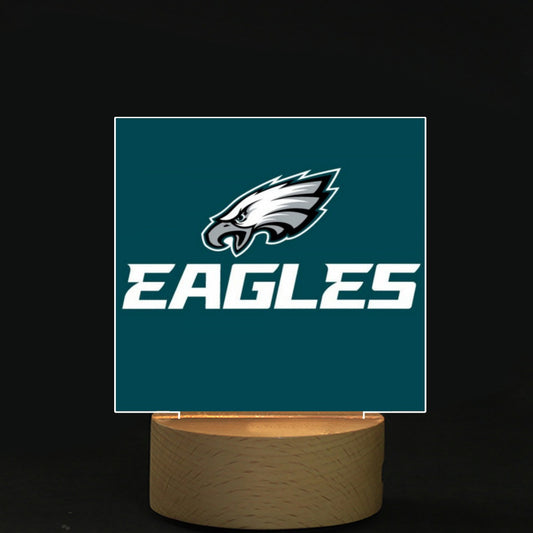 Philadelphia Football Game Day Square Shape Acrylic board with Light