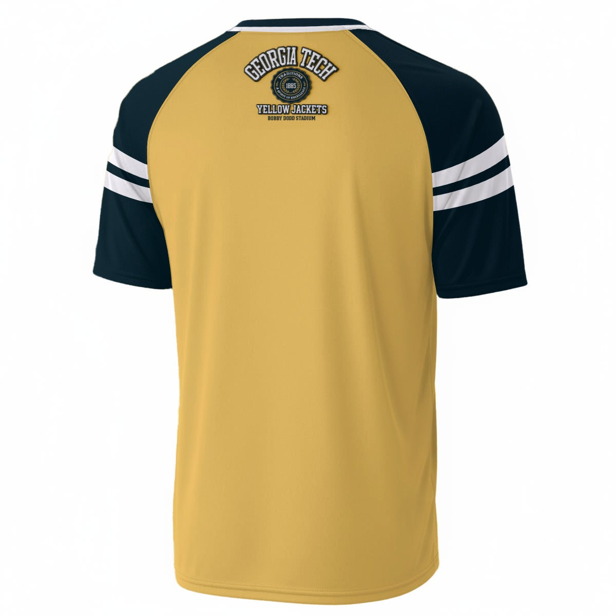 Georgia - Yellow Jackets V-Neck Short Sleeve T-Shirt