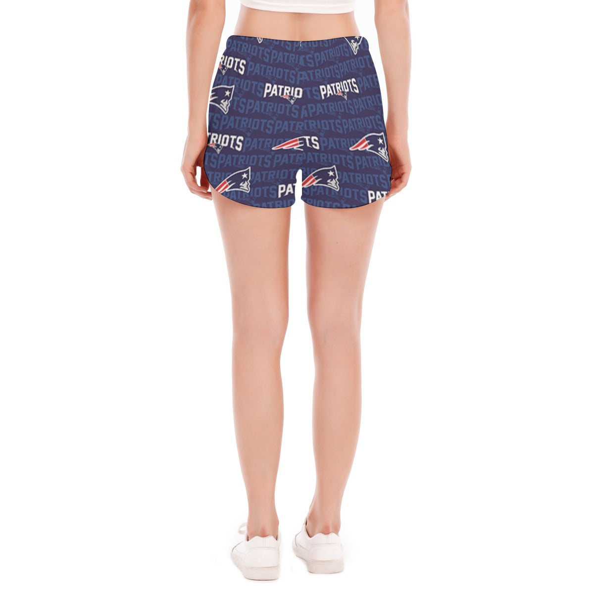 New England Football Game Day All-Over Print Women's Side Split Running Pants