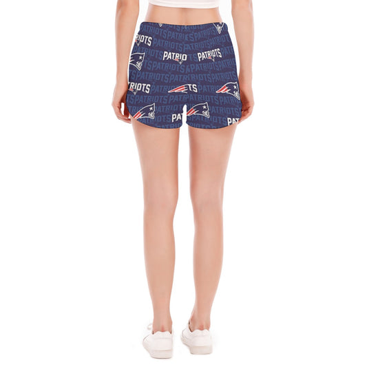 New England Football Game Day All-Over Print Women's Side Split Running Pants