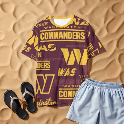 Washington Commanders Men's O-Neck T-Shirt | 190GSM Cotton