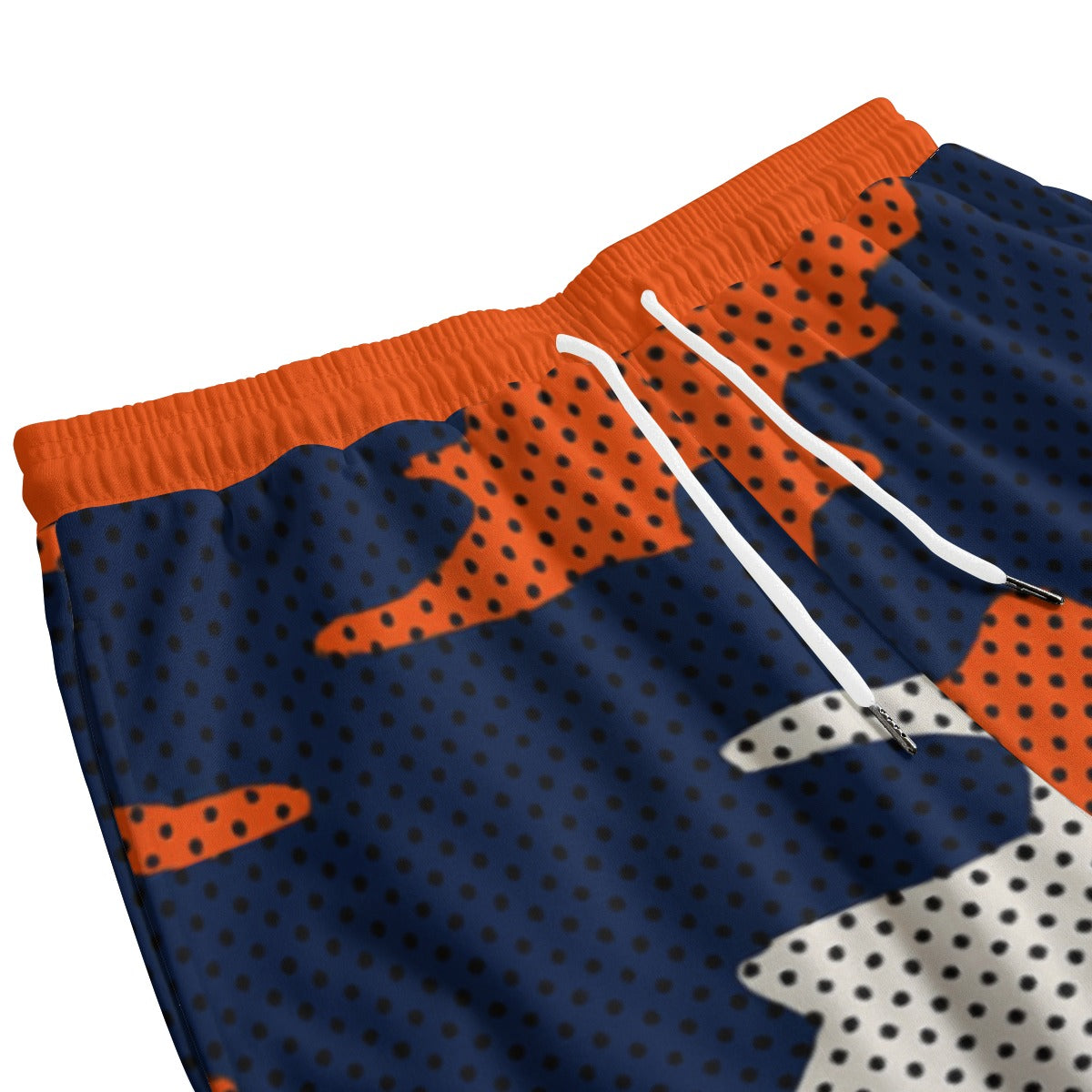 Urban Legend Illinois Orange Navy Camo Sweatpants With Waistband