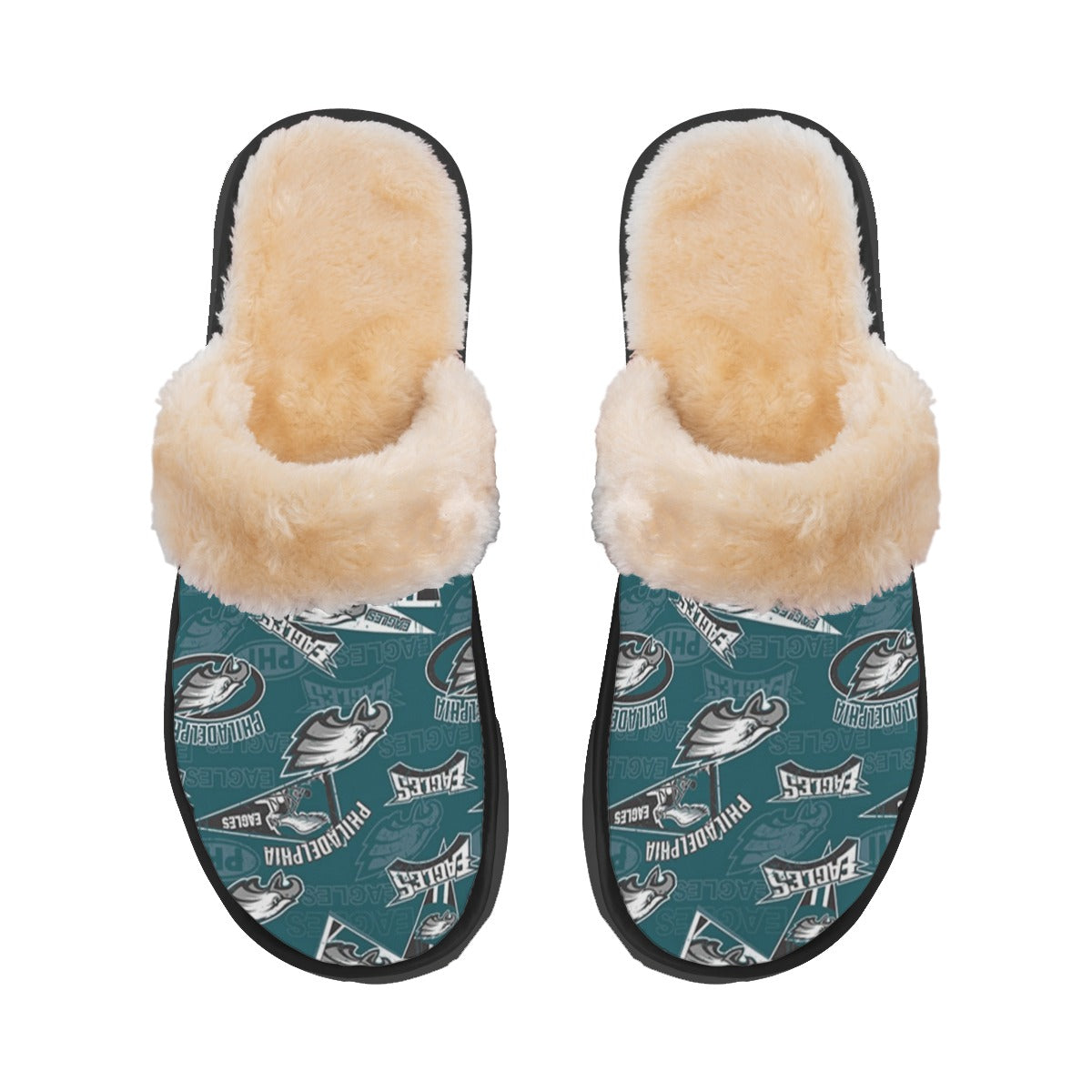 Philadelphia Football Game Day Men's Home Plush Slippers