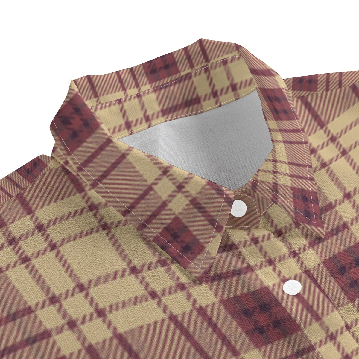 Florida  Seminoles Tartan Plaid Women's Chiffon Shirt With Elbow Sleeve