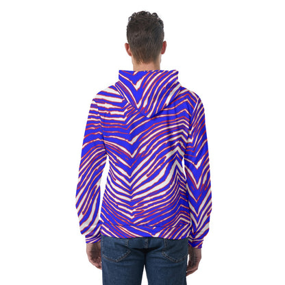 Buffalo Bills Zubaz Men's Hoodie With Double-side Print Hood