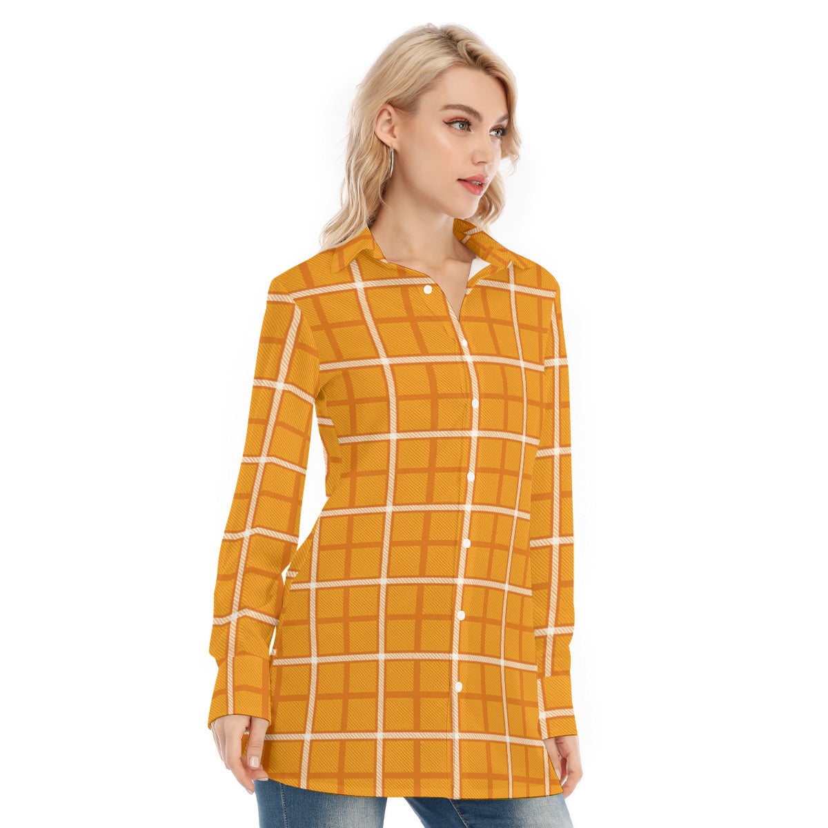 Tennessee Tartan Plaid Volunteers Women's Long Shirt