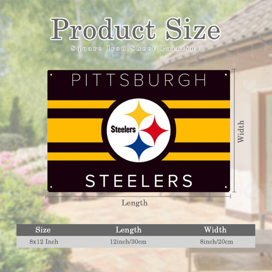Pittsburgh Steelers Rectangular Metal Hanging Painting For The USA 3:2