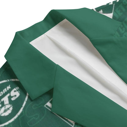 New York Jets suit Flat Lapel Collar Blazer