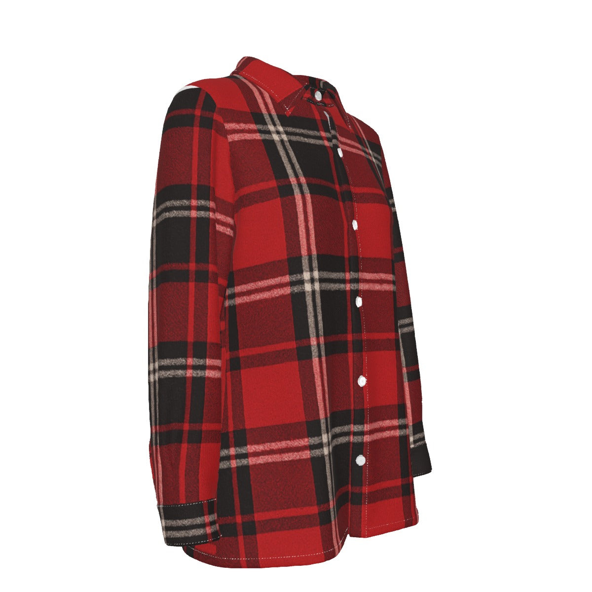 Cincinnati - Bearcats Tartan Plaid  Women's Elastic-Back Shirt