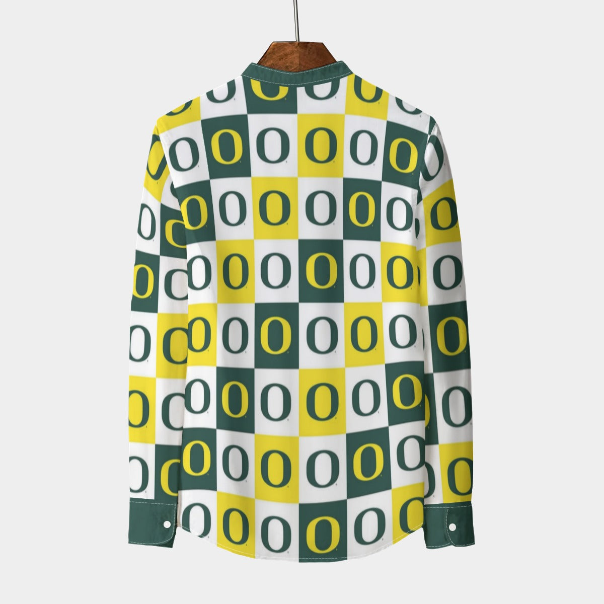 Urban Legend Oregon – Ducks Stand Collar Shirt With Long Sleeve | 110GSM Imitation Flax