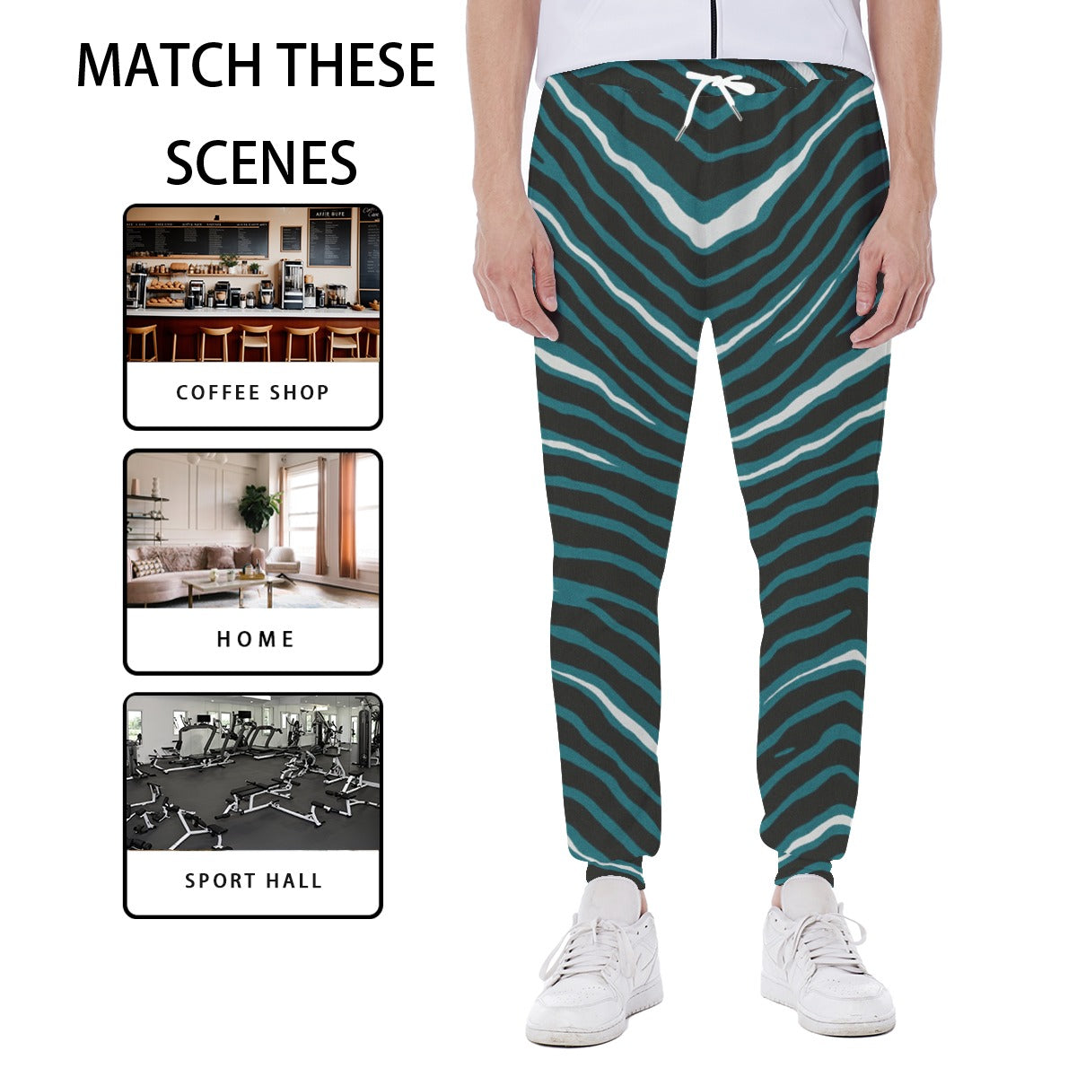 Philadelphia Football Game Day All-Over Print Men's Sweatpants