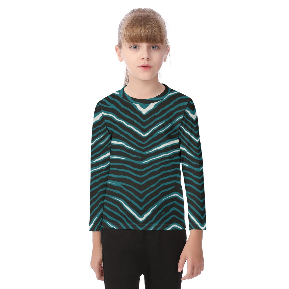 Philadelphia Football Game Day All-Over Print Kid's O-neck Long Sleeve T-shirt