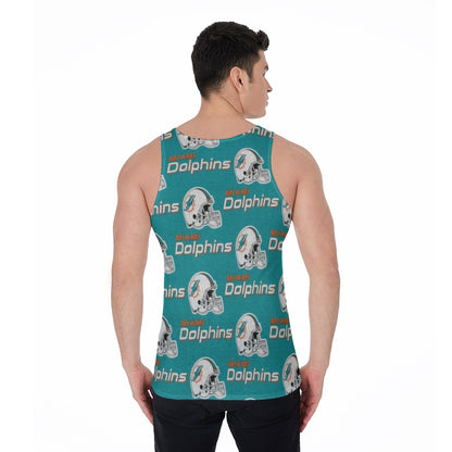 Miami Football Game Day All-Over Print Men's Tank Top