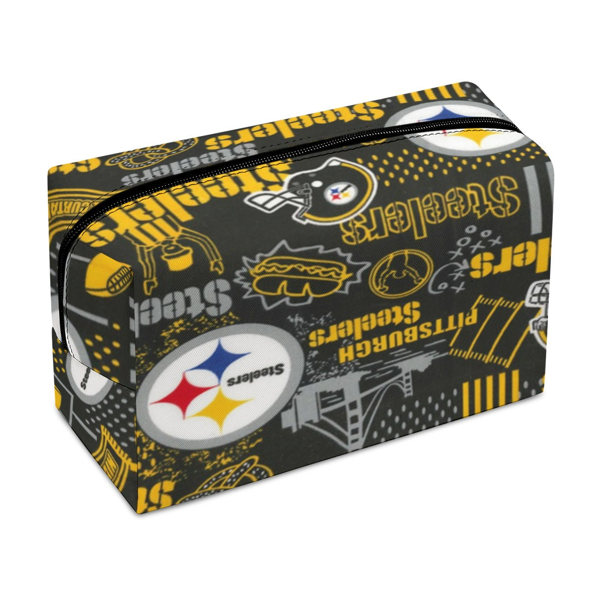 Pittsburgh Steelers PU Cosmetic Bag