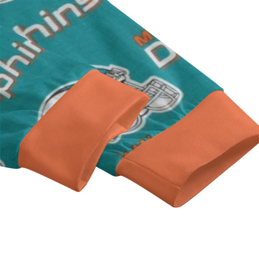 Miami Football Game Day All-Over Print Men's Sweatpants With Waistband