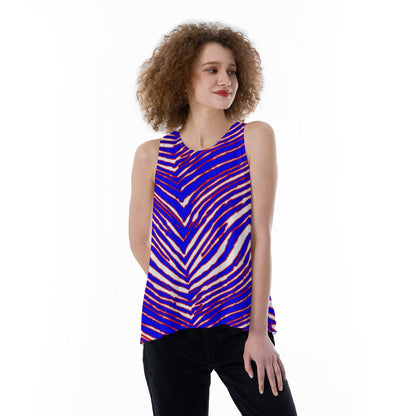 Buffalo Bills Zubaz Women's Loose Tank Top