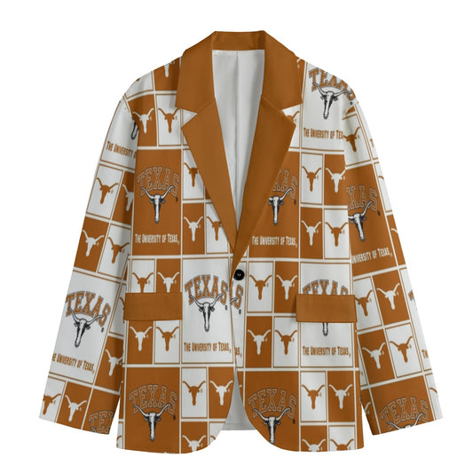 Texas at Austin - Longhorns Game Day Flat Lapel Collar Blazer