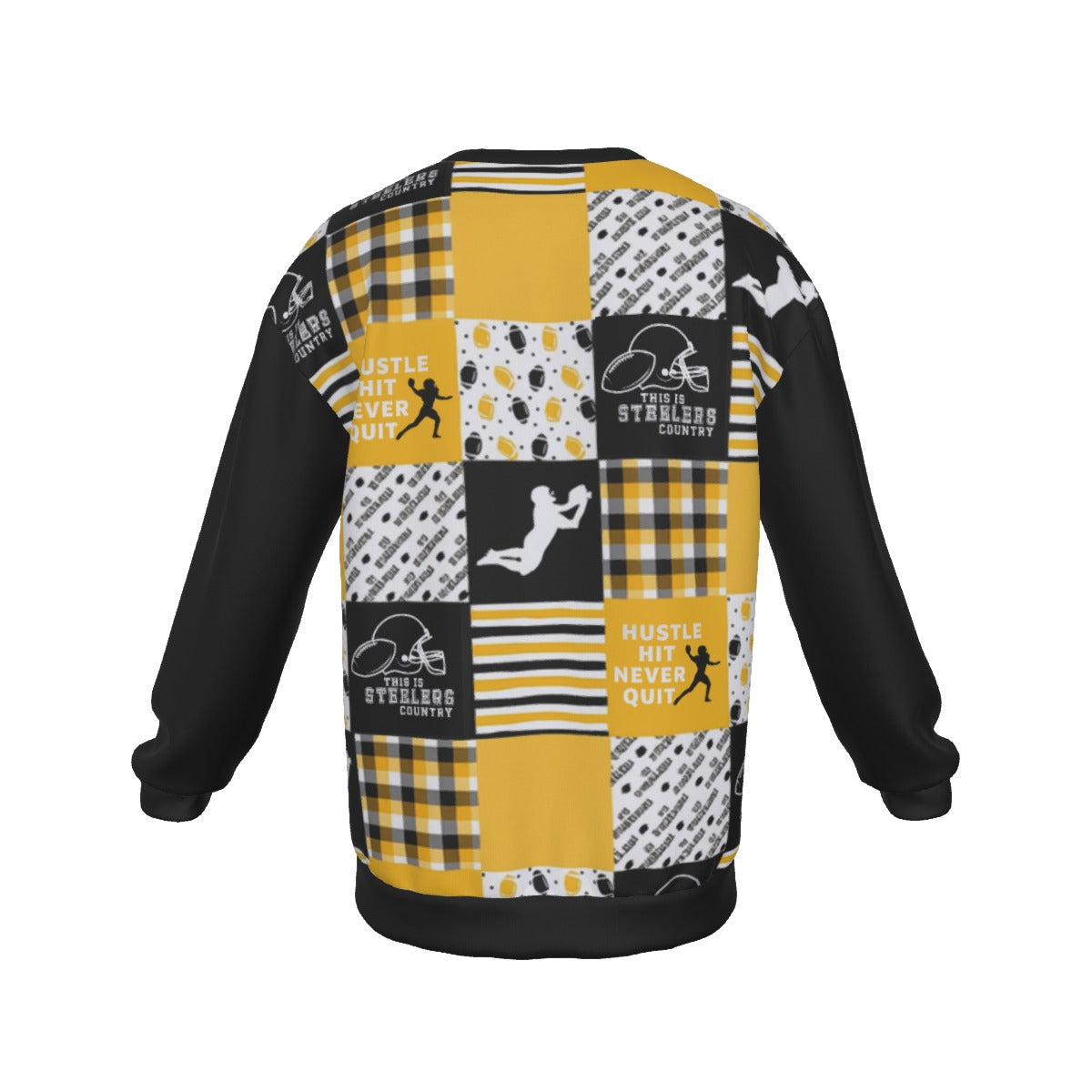 All-Over Print Men's Drop Shoulder Round Neck Long-Sleeved Sweatshirt