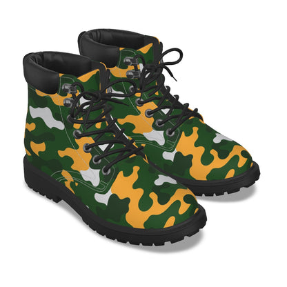 Green Bay Football Game Day All-Over Print Men's Short Boots