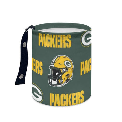 Green Bay Football Game Day Minimalist Fabric Car Trash Can