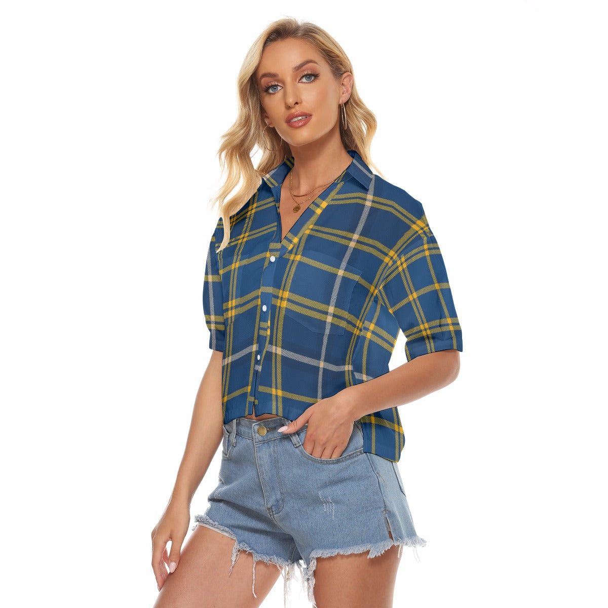 Urban Legend California Los Angeles UCLA Bruins Women's V-Neck Shirt – Iconic Blue and Gold College