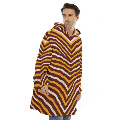 Washington Commanders Unisex Sherpa Fleece Hoodie Blanket