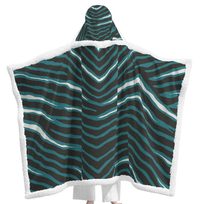 Philadelphia Football Game Day All-Over Print Unisex Wearable Hooded Blanket