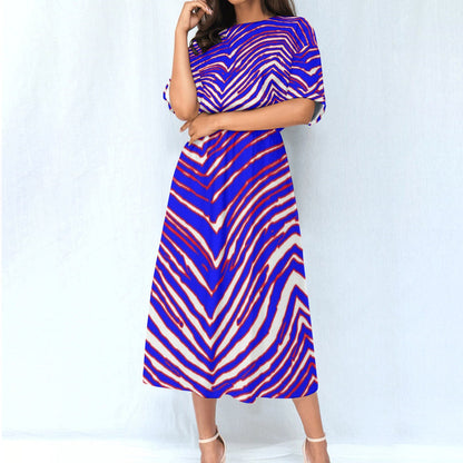 Buffalo Bills Zubaz Women's Elastic Waist Dress