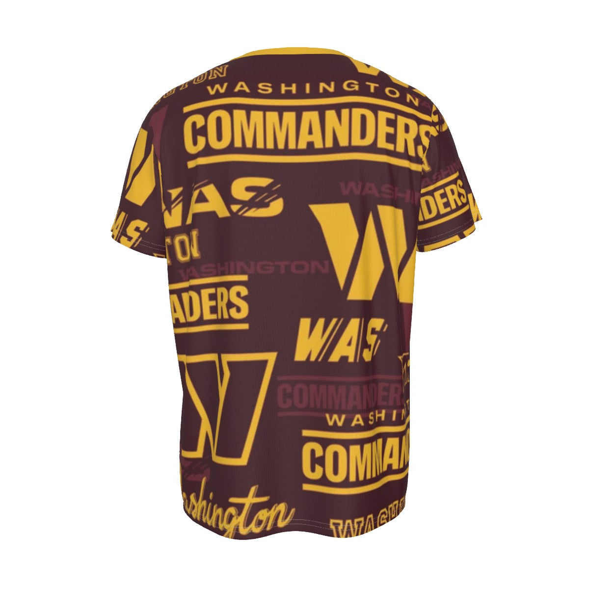 Washington Commanders Men's Round Neck Short Sleeve T-Shirt
