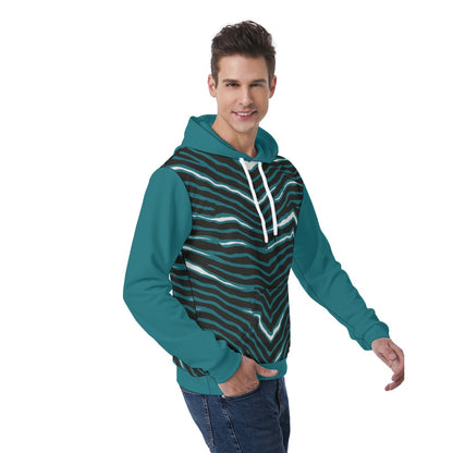 Philadelphia Football Game Day All-Over Print Men's Hoodie With Double-side Print Hood