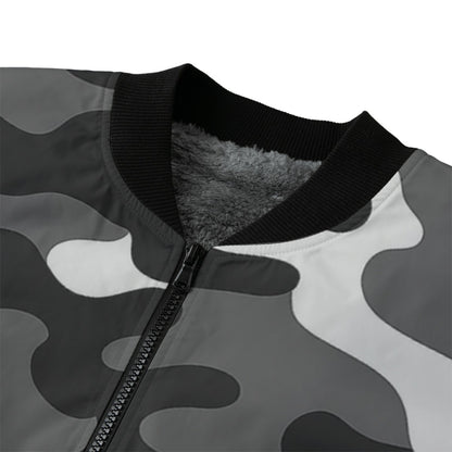 Las Vegas Raiders camo Fleece Bomber Jacket