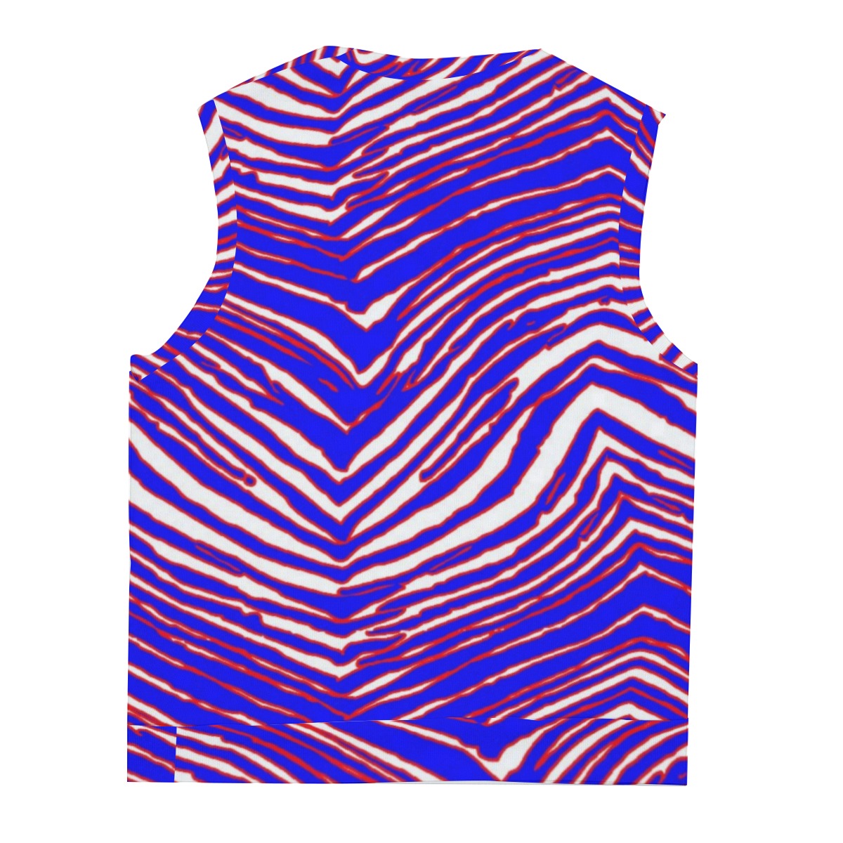 Buffalo Bills Zubaz Men's Imitation Knitted V-neck Vest