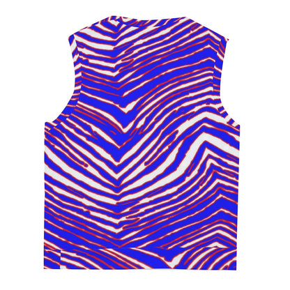 Buffalo Bills Zubaz Men's Imitation Knitted V-neck Vest