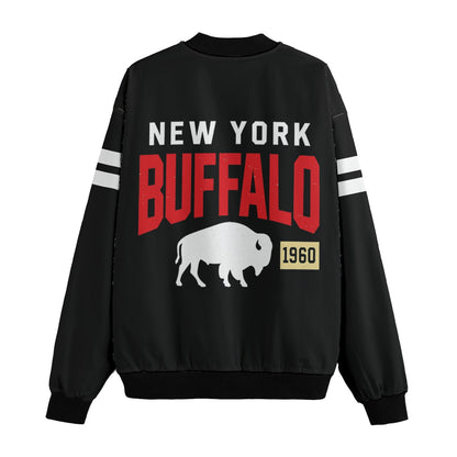 Buffalo New York 1960 Fleece Bomber Jacket
